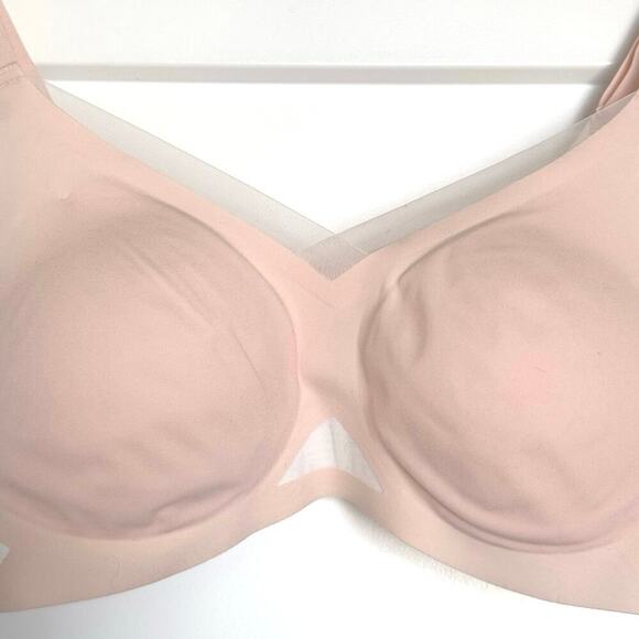 Honeylove CrossOver Wireless Bra Womens Size 2X / 42 C/D Color Sand - Picture 4 of 7